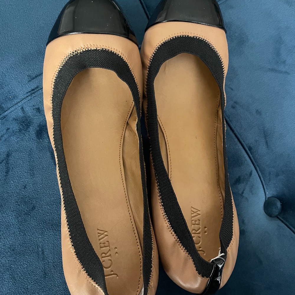 J. Crew Two Tone Flats, Size 9.5